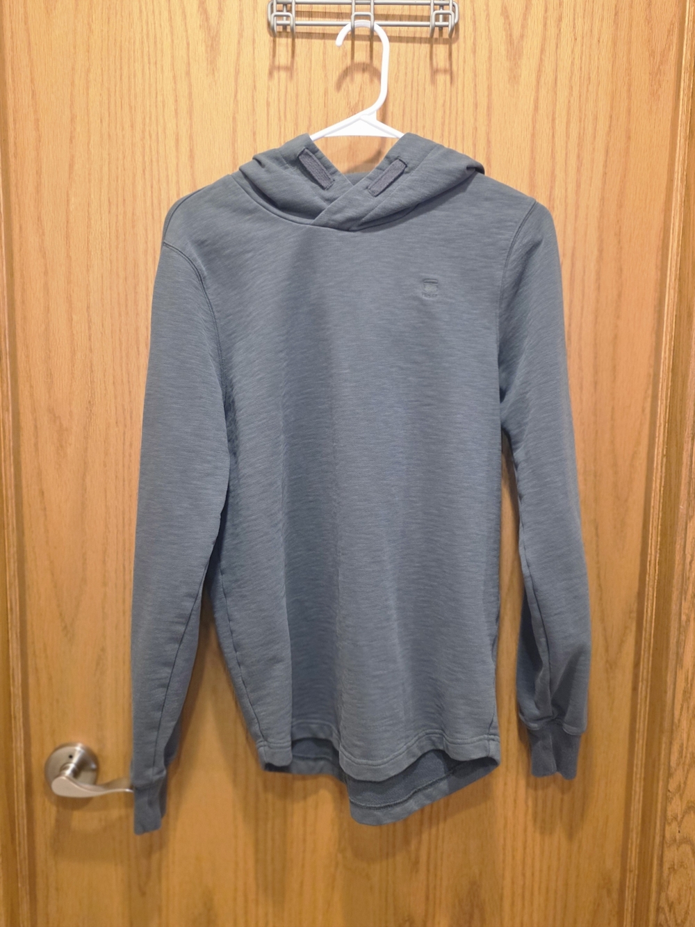 G-Star Men's Hooded Long-Sleeve Shirt - Slate Blue